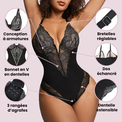 Body Sculptant en Dentelle FitShape™